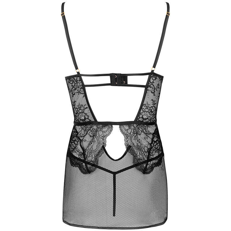 Livco Corsetti Fashion Camisa Baririn Lc 90633 + Bragas Negras L/XL