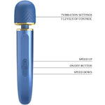 Pretty Love Massager 7 Modos de Vibrao Azul