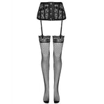 Livco Corsetti Fashion Cinta Liga + Meias Pretas