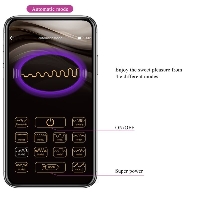 Pretty Love Jayleen Vibrador App Controle Remoto Roxo