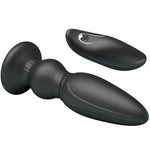 Mr Play Plugue Anal de Controle Remoto Vibrador Poderoso Preto