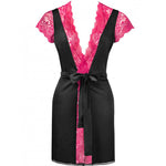Livco Corsetti Fashion Kumiko Lc 90428 Vestido + Bragas Negras L/xl