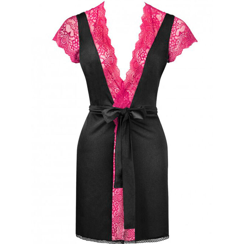 Livco Corsetti Fashion Kumiko Lc 90428 Vestido + Bragas Negras L/xl