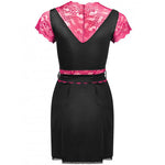 Livco Corsetti Fashion Kumiko Lc 90428 Vestido + Bragas Negras L/xl