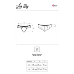 Livco Corsetti Fashion - Love Story Lc 90679 bragas sin entrepierna Negras