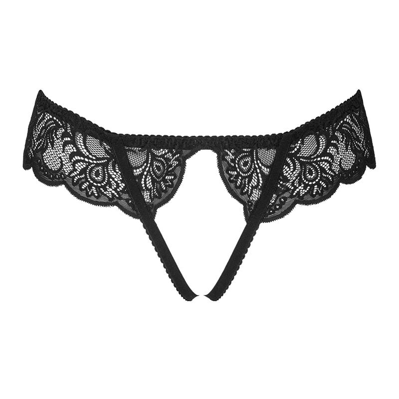 Livco Corsetti Fashion - Love Story Lc 90679 Braguita sin entrepierna negra L/XL
