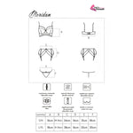 Livco Corsetti Fashion Moridam Lc 90552 Sujetador + Liguero + Bragas Negro L/xl