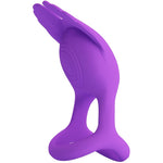 Pretty Love Silas Anillo para Pene Vibrador 7 Vibraciones Silicona Morado