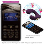 Pretty Love Billy Controle Remoto Vibration Roxo Aplicativo Grátis