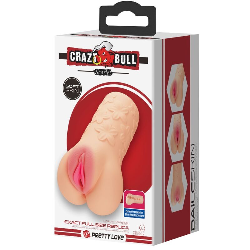 Crazy Bull - Mastubador em Forma de Vagina Scarlet