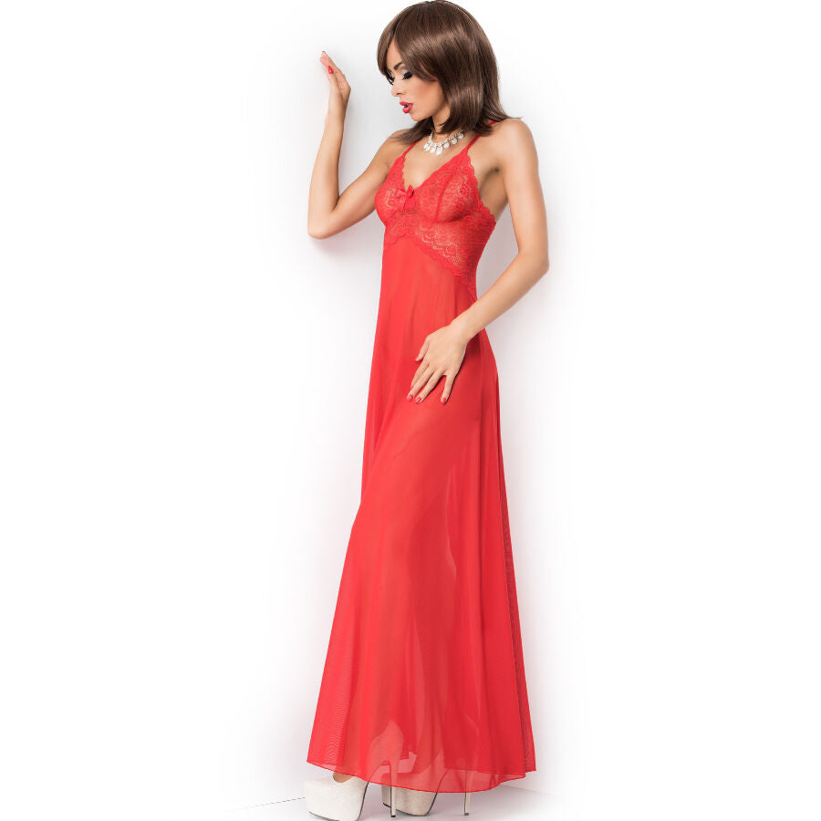 Chilirose Cr 3883 Babydoll Longo Vermelho S/m
