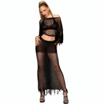 Chilirose Cr 4666 Top e Saia Preto S/m