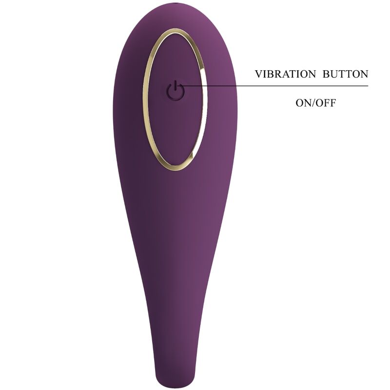 Vibrador de doble placer Pretty Love August con control remoto global