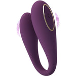 Vibrador de doble placer Pretty Love August con control remoto global