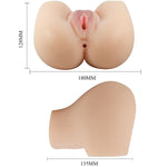 Crazy Bull Vibrador Realista de Vagina e Nus Mila
