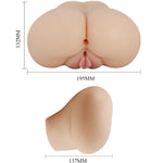 Crazy Bull Vibrador Realista de Vagina e Nus Luna