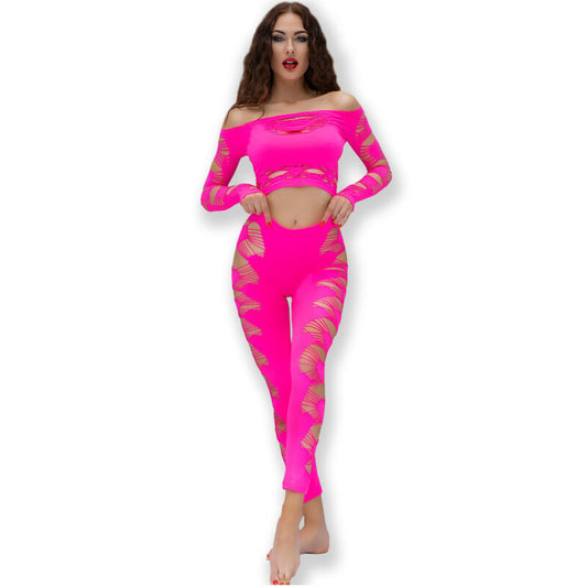 Chilirose Cr 4632 Top y Braguitas Fucsia Sin/t