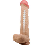 Pretty Love Serie Sliding Skin Dildo Realístico Con Ventosa Deslizante Piel Carne 26 Cm