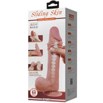 Pretty Love Serie Sliding Skin Dildo Realista Con Ventosa Deslizante Piel Marrón 24 Cm