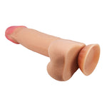 Pretty Love Série Sliding Skin Dildo Realístico Com Ventosa Deslizante Pele 21,8 Cm