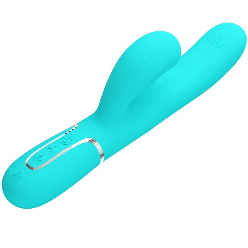 Pretty Love Perlita Multifuno 3 Em 1 Vibrador G-spot Aqua Verde