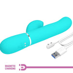 Pretty Love Perlita Multifuno 3 Em 1 Vibrador G-spot Aqua Verde