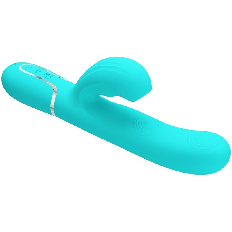 Pretty Love Perlita Multifuno 3 Em 1 Vibrador G-spot Aqua Verde