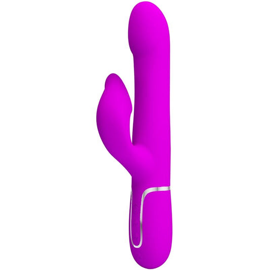 Pretty Love Vibrador Coelho Pérolas Violeta