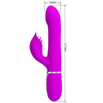 Pretty Love Vibrador Conejo Perlas Violeta