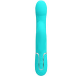 Vibrador Conejo Perlas Aqua Verde Pretty Love