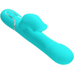 Vibrador Conejo Perlas Aqua Verde Pretty Love