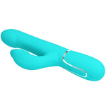 Vibrador Conejo Perlas Aqua Verde Pretty Love