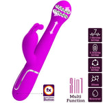Pretty Love Vibrador Dejon Coelho 3 En 1 Multifunción Violeta