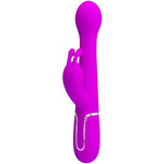 Pretty Love Vibrador Dejon Coelho 3 En 1 Multifunción Violeta