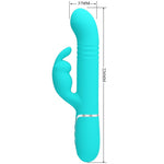 Pretty Love Vibrador Coale Coale Pérolas Aqua Verde