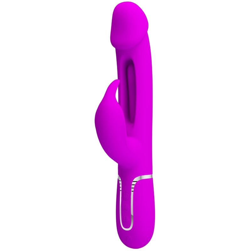 Pretty Love Vibrador Conejo Dejon 3 En 1 Multifunción Fucsia