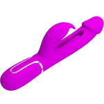 Pretty Love Vibrador Coelho Dejon 3 Em 1 Multifuno Fucsia