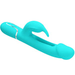 Vibrador de conejo multifunción 3 en 1 Pretty Love Dejon Aqua Verde