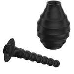 Mr Play -Plugue Anal de Controle Remoto Vibrador Poderoso Preto