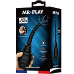 Mr Play -Plugue Anal de Controle Remoto Vibrador Poderoso Preto