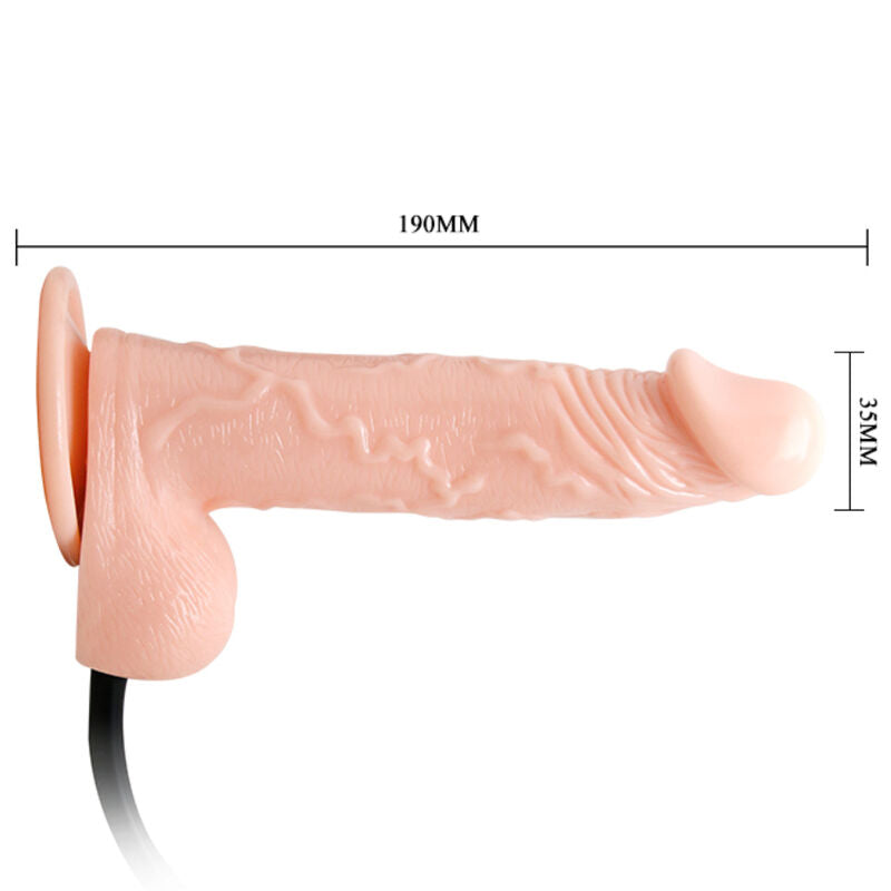 Dança Dildo Inflável Realista com Ventosa 15 cm