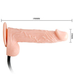 BAILE - DILDO INFLÁVEL REALISTA COM VENTOSA 15 CM