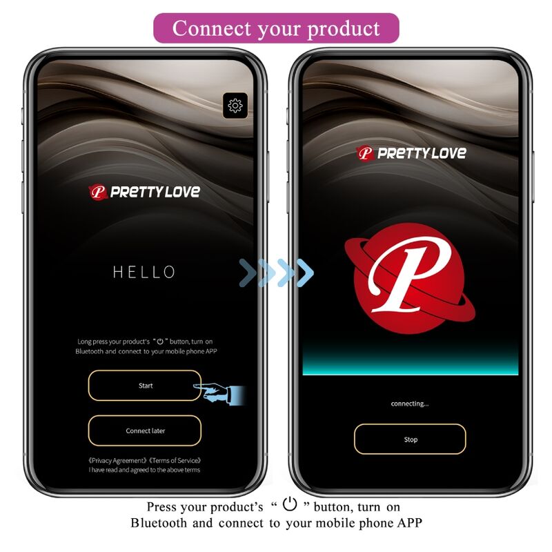 Pretty Love Baird G-spot 12 Vibrações Recarregável Lila App
