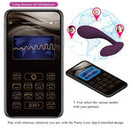 Pretty Love Baird G-spot 12 Vibrações Recarregável Lila App