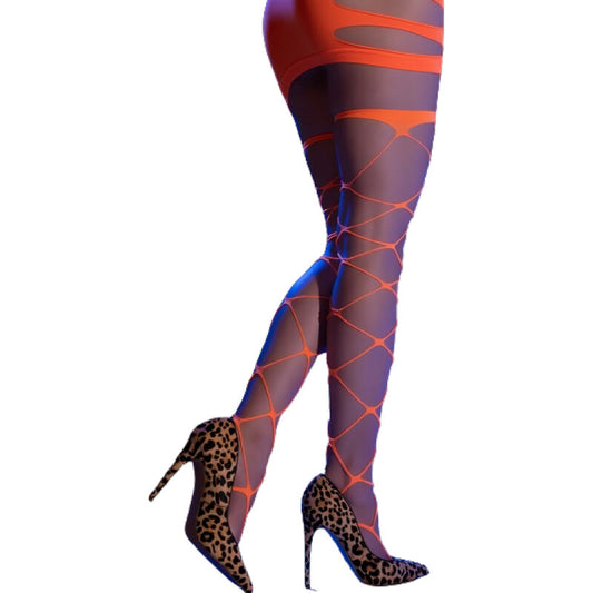 Chilirose - Cr 4706 Pantalón Cabaret Naranja S/M
