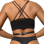 Subblime Cadenas de Cuero para Arnés de Pecho Negro Talla Única