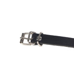 Subblime Cadena Anillo de Cuero Cinturón Negro Talla Única