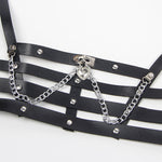 Subblime Arnês Corset Com Corrente Detalhe Tamanho Único