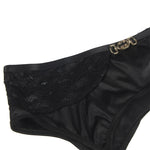 Subblime - Conjunto de 3 Peas Suti + Tanga + Liga de Renda Preto S/M