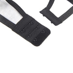 Subblime - Conjunto de 3 Piezas Sujetador + Tanga + Liguero de Encaje Negro L/XL